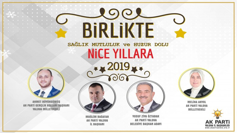AK PARTİ YALOVA İL BAŞKANLIĞI YENİ YIL MESAJI