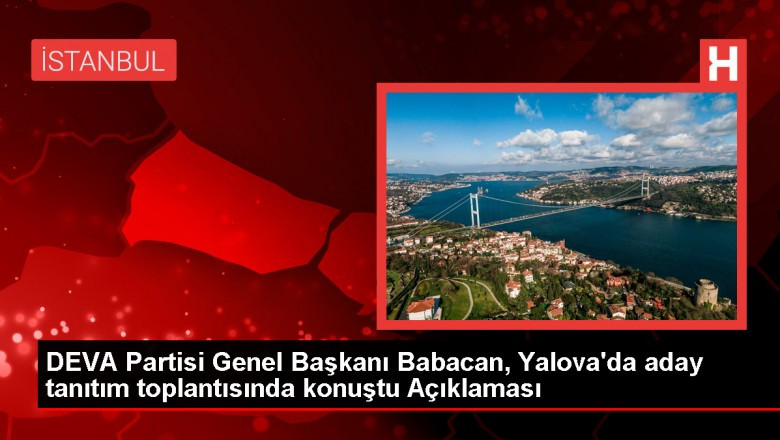 Ali Babacan: Her bir kentimizin yaşanabilir olması için çalışacağız