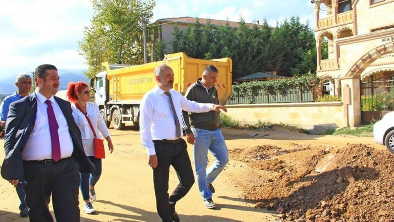 BAŞKAN SİLPAGAR, ASFALTLAMA ÇALIŞMALARINI DENETLEDİ