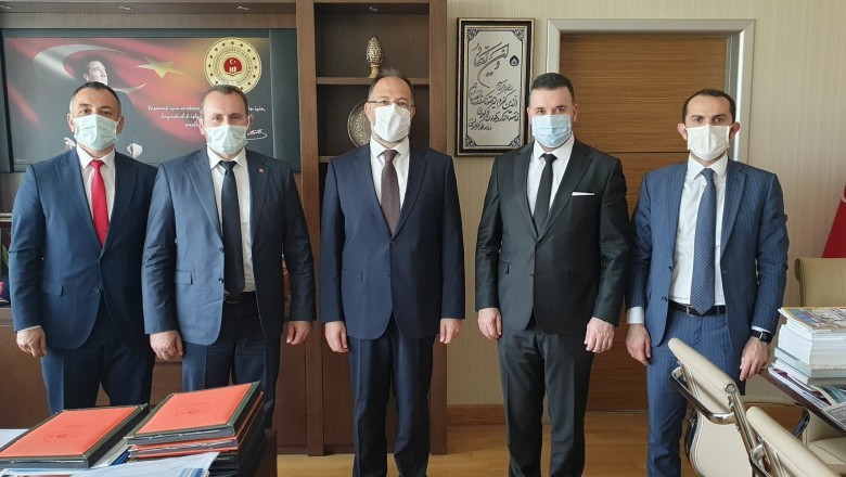 BAŞKAN VEKİLİ TUTUK ANKARADA BİR DİZİ ZİYARETLERDE BULUNDU