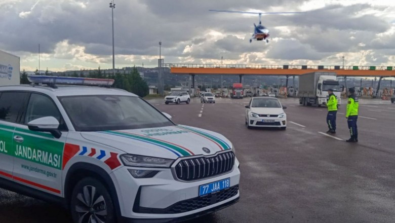 CAYROKOPTER İLE HAVADAN DENETİM BAŞLADI