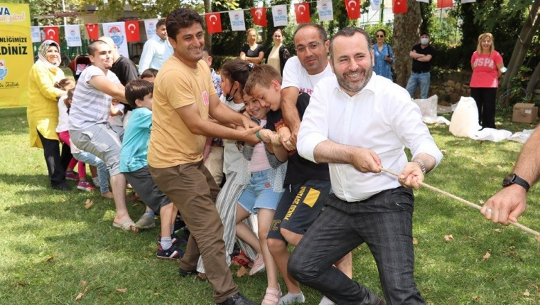 HEM ÇOCUKLAR HEM AİLELER EĞLENDİ