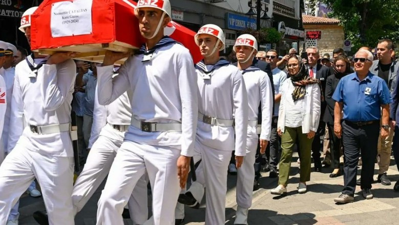 KORE GAZİSİ  NECMETTİN ÇATALBAŞ  SON YOLCULUĞUNA UĞURLANDI