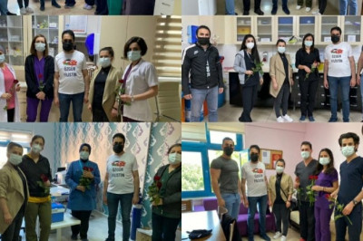 ÖZER HEMŞİRELER GÜNÜNÜ UNUTMADI