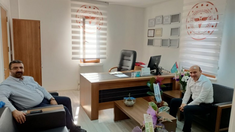 ORAL’DAN BAŞHEKİM GÜLE  ZİYARET