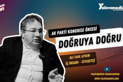 SİYASETÇİ VE İŞ İNSANI ALİ FAİK AYDIN YALOVANEDİO'NUN KONUĞUYDU