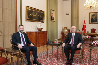 TBMM Başkanı Kurtulmuş, Çekya Büyükelçisi Stepanek'i kabul etti