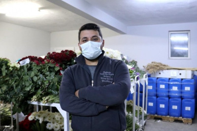 Yalova mezatında bir günde 60 bin dal çiçek satıldı