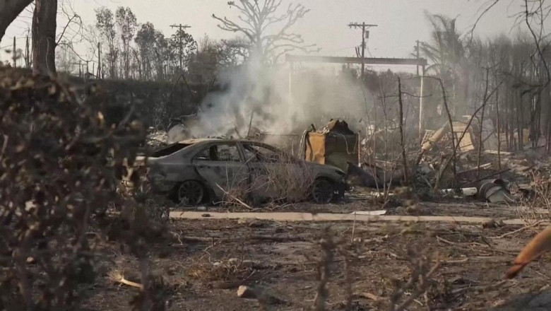 TAMAMEN KÜLE DÖNDÜ! ABD'de yangın en çok bu semti etkiledi