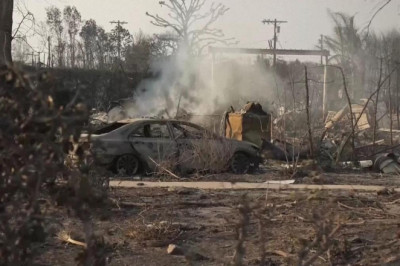 TAMAMEN KÜLE DÖNDÜ! ABD'de yangın en çok bu semti etkiledi