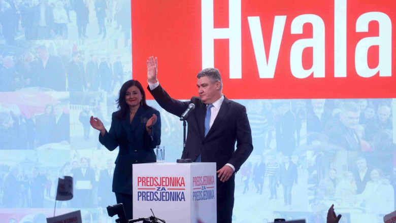 Hırvatistan'da cumhurbaşkanlığı seçimi sonuçları: Zoran Milanovic ikinci turu açık ara farkla kazandı
