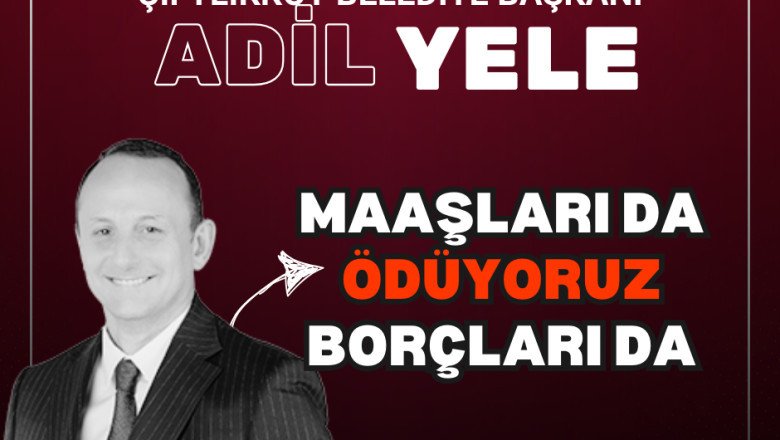 BAŞKAN Adil Yele: MAAŞLARI DA ÖDÜYORUZ, BORÇLARI'DA