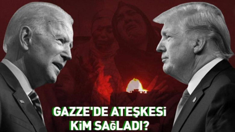 Gazze'de ateşkesi kim sağladı? Biden ve Trump paylaşamadı! | SON DAKİKA GAZZE HABERLERİ