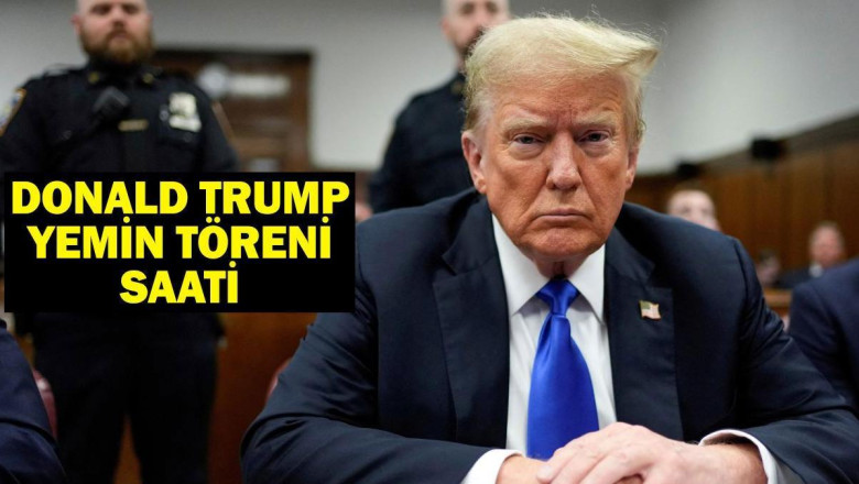 DONALD TRUMP YEMİN TÖRENİ SAATİ: Trump ne zaman yemin edecek, saat kaçta?