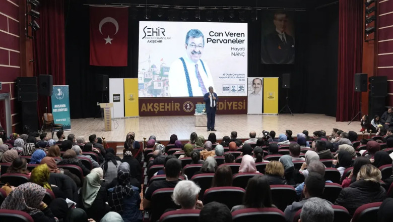 Hayati İnanç ve Dursun Ali Erzincanlı Konyalılarla buluştu