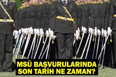 MSÜ Başvuruları Ne Zaman Bitiyor? 2025 MSÜ Başvuru Tarihleri Neler? Milli Savunma Üniversitesi Sınav Tarihi ve Başvuru Ücretleri