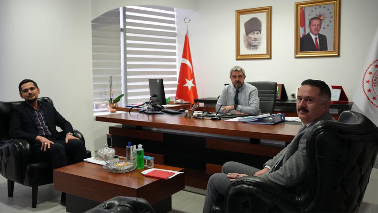 Başhekim Ergenç’ten Müdür Kaşıkçı’ya Hayırlı Olsun Ziyareti