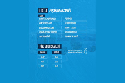 Miraç Kandilinde 3 Noktadan Mezarlıklara Servis Kalkacak