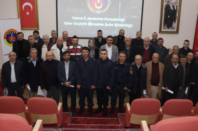 Yalova’da Muhtar ve İmamlara Siber Güvenlik Eğitimi