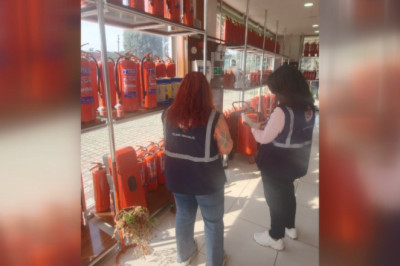 Bursa'da fahiş fiyata yangın tüpü satan 10 iş yeri hakkında işlem yapıldı