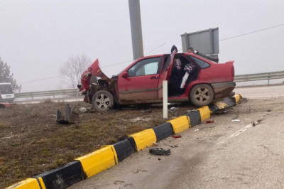 Kastamonu'da otomobil çekiciyle çarpıştı: 4 yaralı