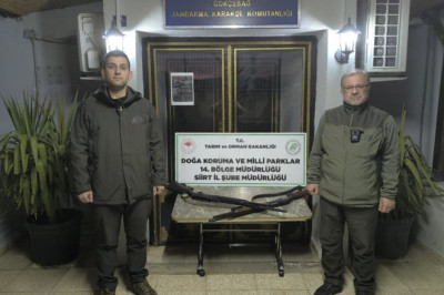 Siirt'te kaçak ava 26 bin lira ceza