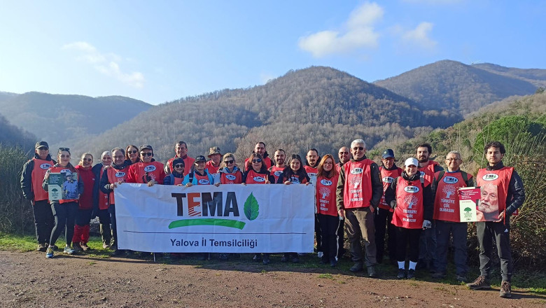 Yalova TEMA Kurucu Onursal Başkanlarını Doğada Andı