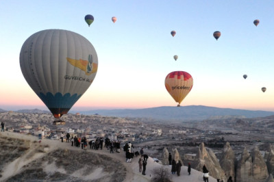 Nevşehir'de geçen yıl sıcak hava balonu rekoru kırıldı