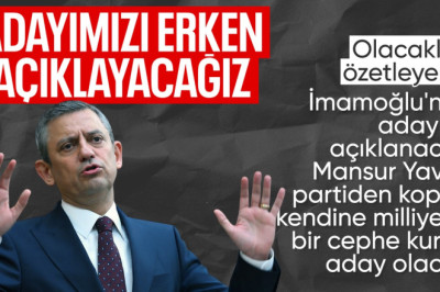 Özgür Özel: Cumhurbaşkanı adayımızı belirleme sürecinin ilk günündeyiz