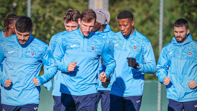 Trabzonspor, Kayserispor maçının hazırlıklarını sürdürdü
