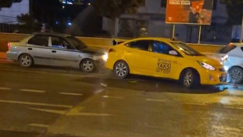 Edirne'de kırmızı ışıkta zincirleme kaza: 2 yaralı