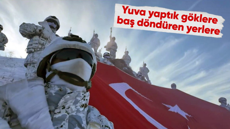 Kış tatbikatı-2025: Komandolardan yürekleri kabartan Komando Andı