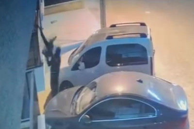 Aksaray'da balkondan kıyafet çaldı: O anlar kamerada