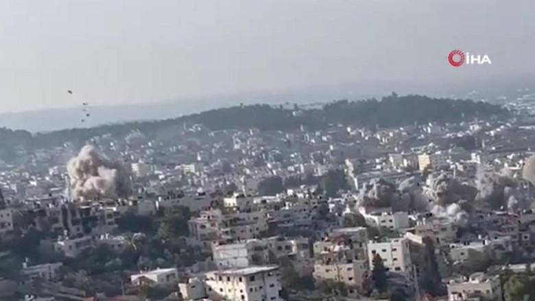 İsrail, Batı Şeria'da binaları bombaladı