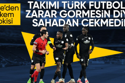 Rizespor'dan açıklama: Takımımızı sahadan çekmediysek Türk futbolu zarar görmesin diyedir