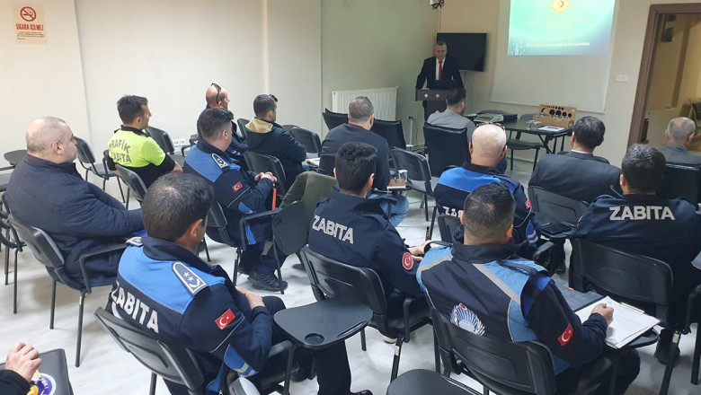 Zabıta Memurları Bilgilendirildi!
