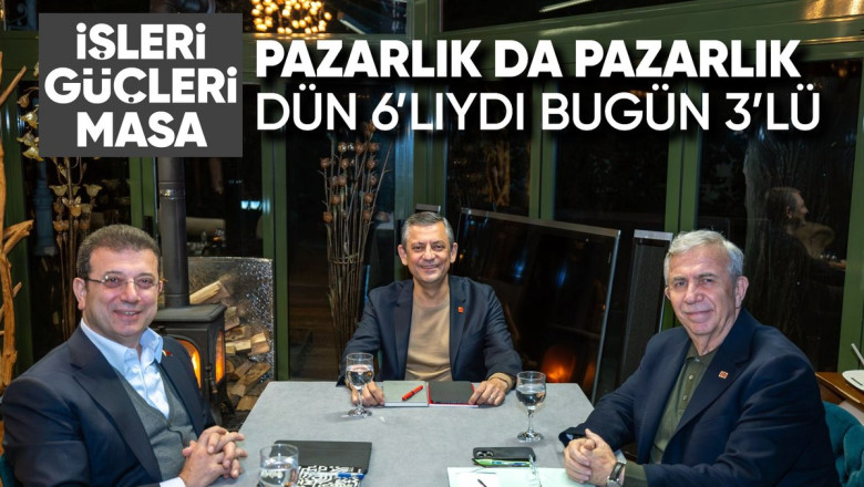 Özgür Özel'den Ekrem İmamoğlu ve Mansur Yavaş'lı paylaşım