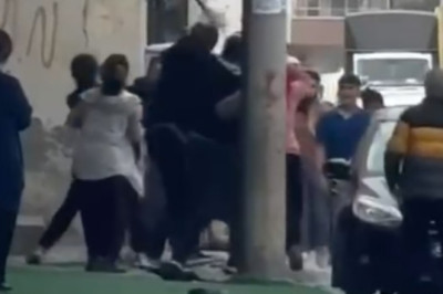 Mersin'de yol verme kavgasında taraflar birbirine girdi