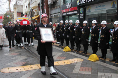 Kıbrıs Gazisi Askeri Törenle Uğurlandı