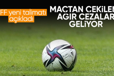 TFF, Futbol Disiplin Talimatı'nda değişikliğe gitti: Ağır cezalar geliyor