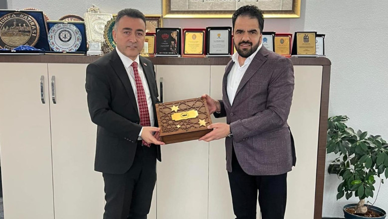 Başkan Özer ile Başkan Kaçar Bir Araya Geldi