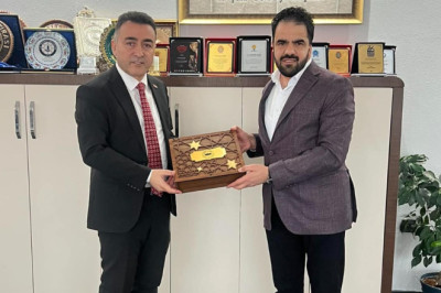 Başkan Özer ile Başkan Kaçar Bir Araya Geldi