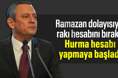 Özgür Özel ekonomiyi hurma hesabıyla değerlendirdi