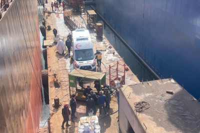 Yalova’da vinç sepetinden düşen tersane işçisi hayatını kaybetti