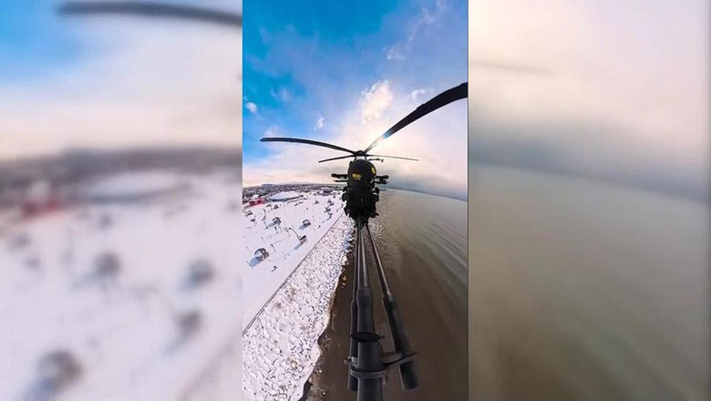 "ATAK" Gök Vatan'da güç gösterisi yaptı