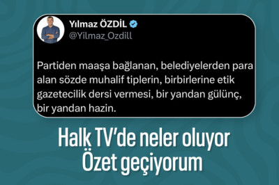 Yılmaz Özdil'den Halk TV'ye gönderme: Belediyelerden para alan sözde muhalif tipler