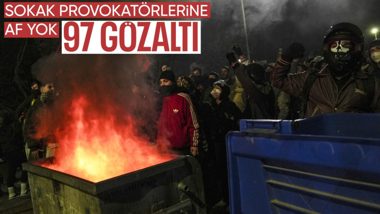 İçişleri Bakanı Yerlikaya: Gösterilerde 97 şüpheli gözaltına alındı