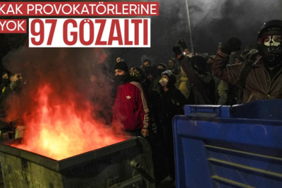 İçişleri Bakanı Yerlikaya: Gösterilerde 97 şüpheli gözaltına alındı