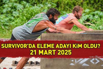 SURVIVOR ELEME ADAYI 21 MART 2025 | Survivor'da eleme adayı kim oldu, dokunulmazlık oyununu hangi takım kazandı?