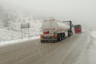 Antalya’ya nisan ayında kar süprizi